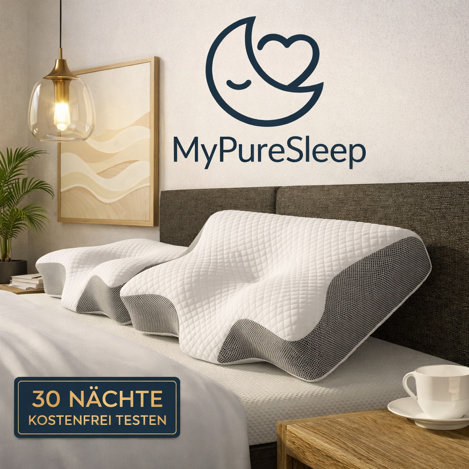 MyPureSleep I Ergonomisches Premium-Kopfkissen