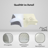 MyPureSleep I Ergonomisches Premium-Kopfkissen