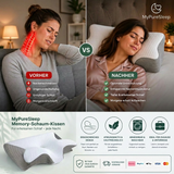 MyPureSleep I Ergonomisches Premium-Kopfkissen
